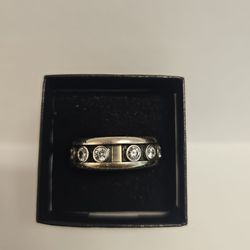 Floating Stones! Men's Gold And Diamond Ring