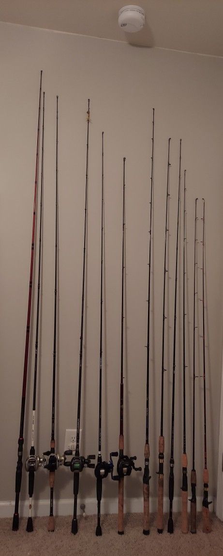 Baitcasting Fishing Rods -great condition