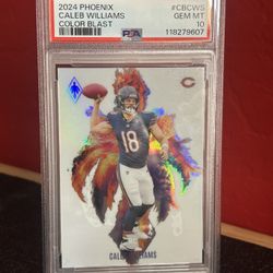 2024 Caleb Williams colorblast RC PSA10 Case Hit 
