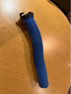 uick Drain Replacement RV Sewer Hose with 3" Bayonet Fitting - 20' Long - Blue Vinyl