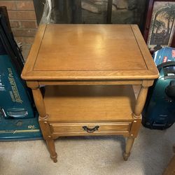 Link Taylor Harvest Oak 1960s Side Table