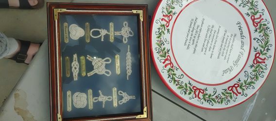 Shadow Box With Different Style Knots