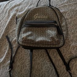 Guess Mini Backpack Logo Print