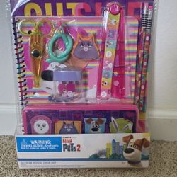 New Pencil Case 10 Piece Set - The Secret Of Life Pets