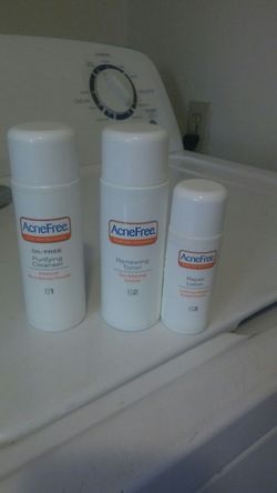 Steps 1-3 acne free