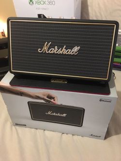 New Marshall Bluetooth speaker