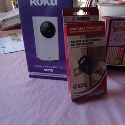 Roku Wireless Camera White Reg Size ;Security Bar Protection For Door