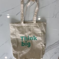 “Think big” Tote Bag