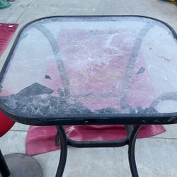 Glass Table For Outside 