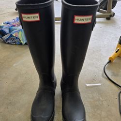 Hunter Boots Size 6 Black Never Worn