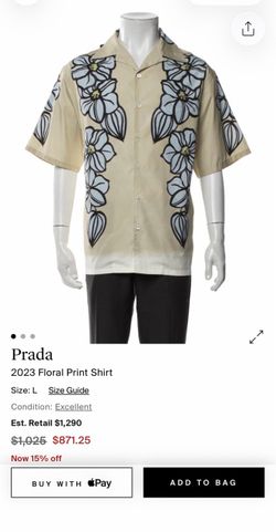 Prada floral shirt
