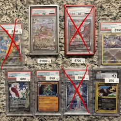 NEW Pokemon PSA Slabs (FS/FT)