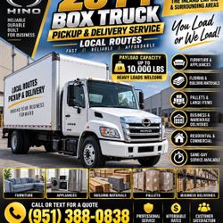 Box Truck Pick Up And Delivery Service 🚚 