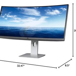 Dell UltraSharp U3415W 34-Inch QHD Ultra Wide 1440p Curved LED-Lit Monitor