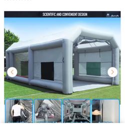 30x18x13 Inflatable Paint Booth 