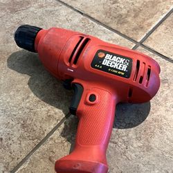 Black And Decker Corded Drill