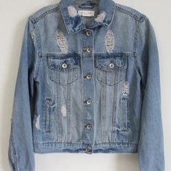 Pre-owned Ci Sono Denim Collection Jacket |   size 1X ( reseda ca 91335)
