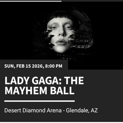 Lady Gaga Tickets-  2/15/26