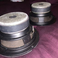 (2) 6.5 Car Audio Subwoofers