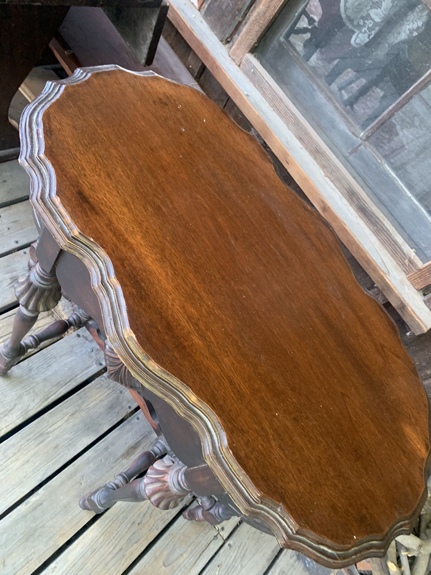 Victorian Carved Side Table