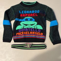 Vintage Teenage Mutant Ninja Turtles Child’s Sweater