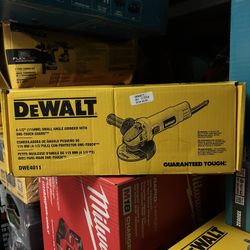 DEWALT DWE4011 7 Amp 4.5 in. Small Corded Angle Grinder with 1-Touch Guard