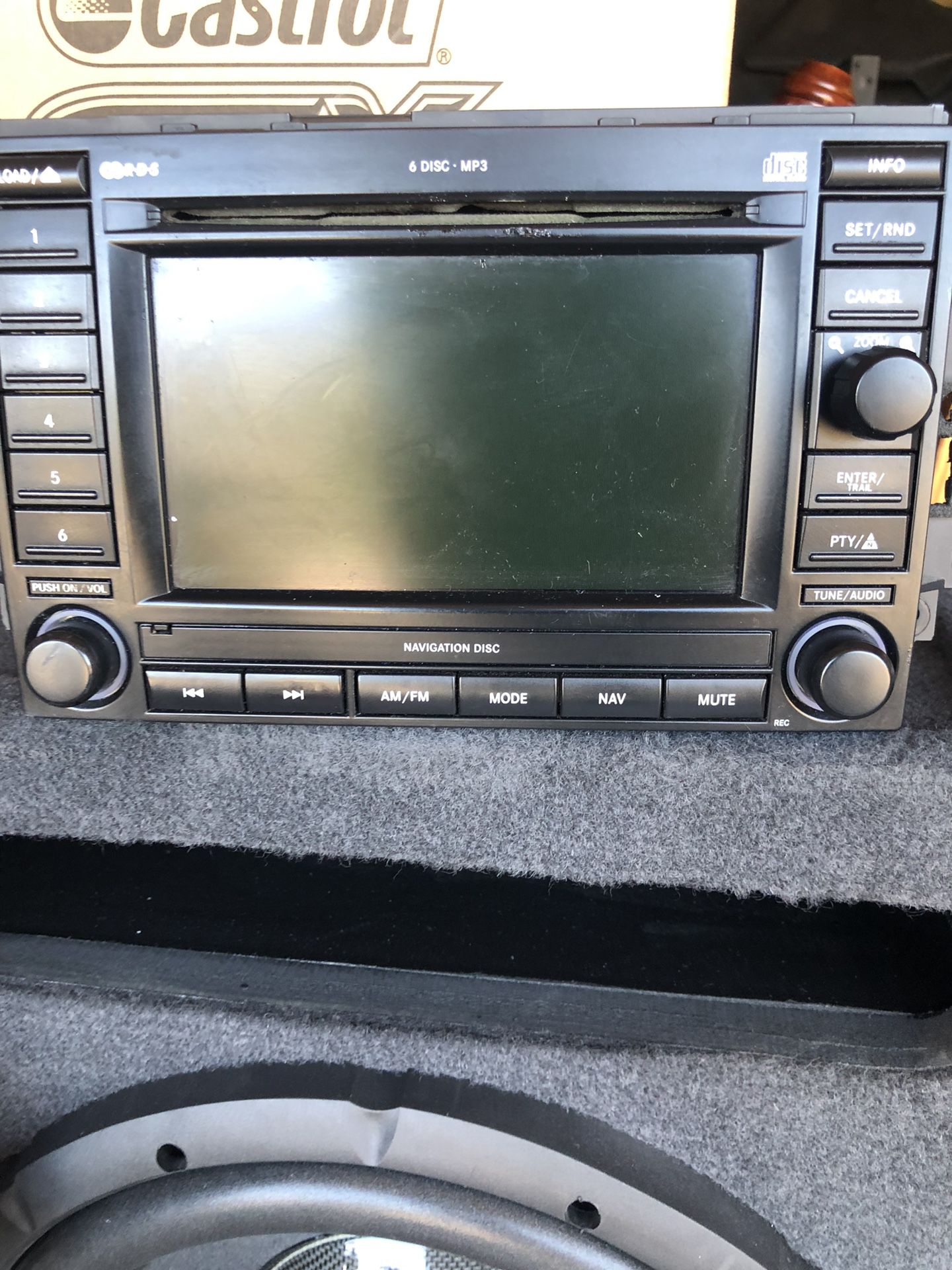 2006 Dodge Charger Stock Stereo system