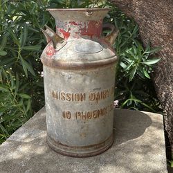 Vintage Mission Dairy Inc. Phoenix -37 milk can
