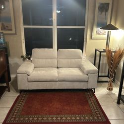 White Loveseat Delivery Available 