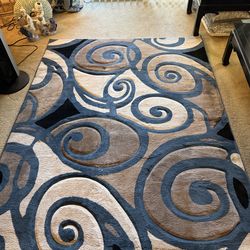 Blue Living Room Rug