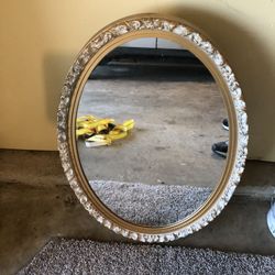 2 Vintage Mirrors With Storage