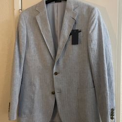 Mans Light Blue Blazer. Sz 40R. Boxelder Dr 92563