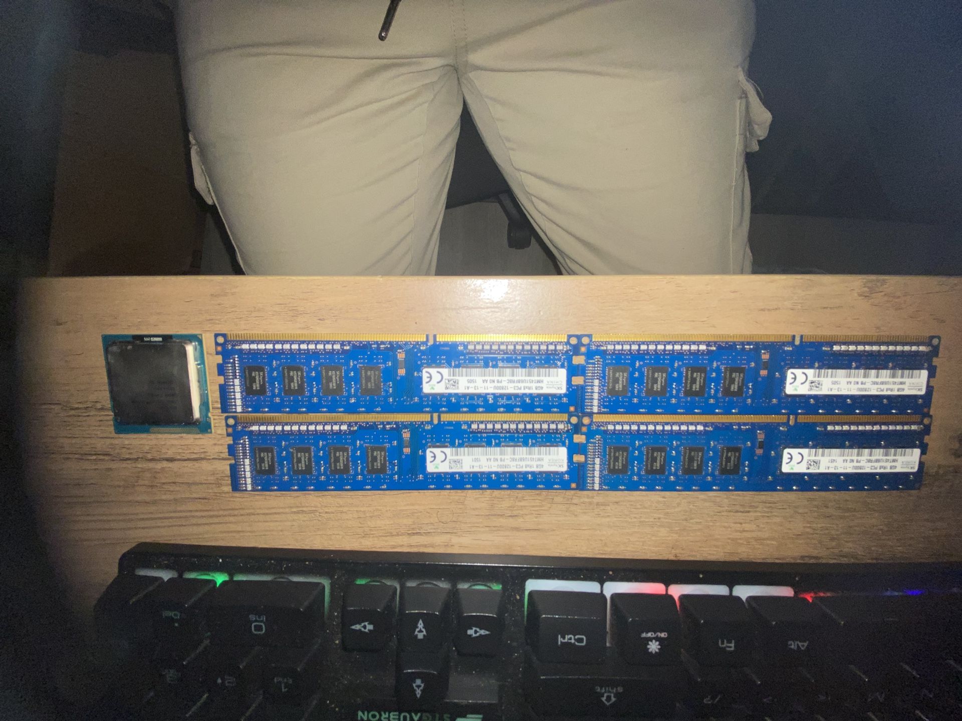 CPU&RAM cpu: i7 3770 , DDR4 4GB Each stick