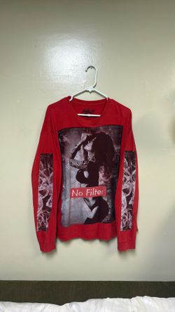 Graphic Red Long Sleeve T-Shirt