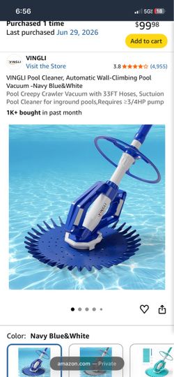 Vingli pool cleaner vacuum