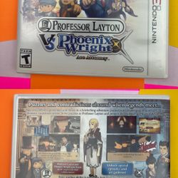 Professor Layton vs. Phoenix Wright: Ace Attorney (Nintendo 3DS, 2014)