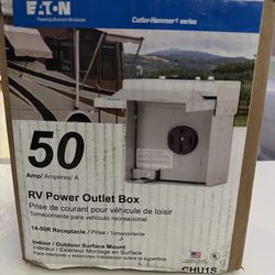 Eaton 50 Amp RV Power Outlet Box (CHU1S) – Outdoor Rated