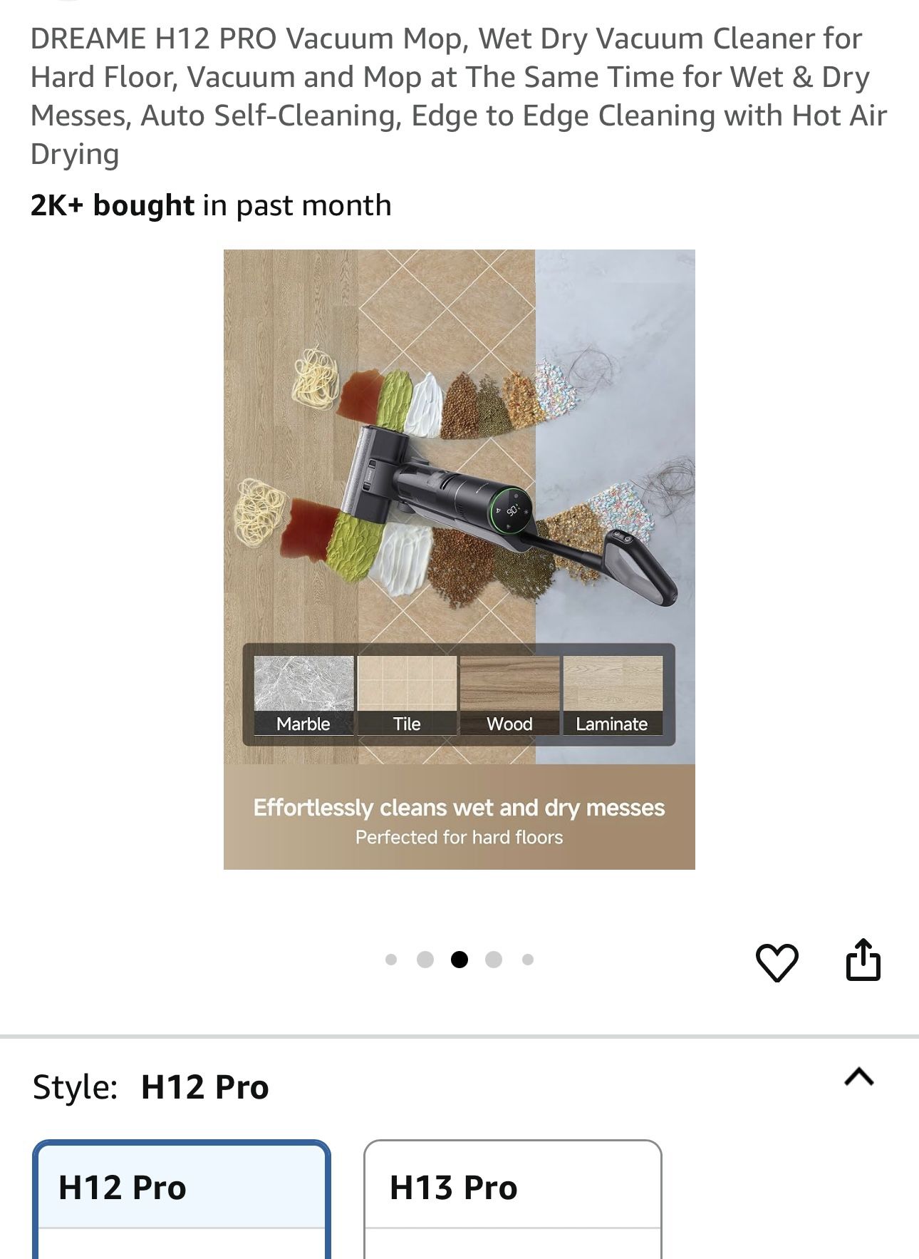 DREAME H12 PRO Vacuum