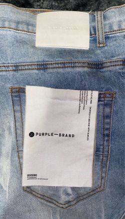 Purple jeans