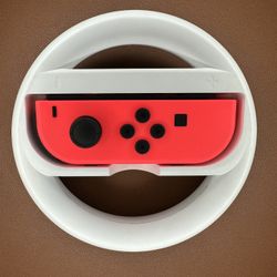 Nintendo Switch Joy-Con Joycon Wheel HAC-017 White unit NOT INCLUDING JOYCON
