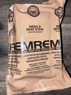 Military MRE - Menu 9 - Beef Stew