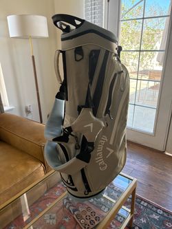 Callaway Chev Stand Bag – Silver / Glacier Blue