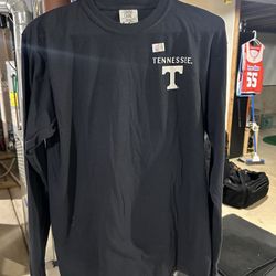 Men’s Fanatics University Of Tennessee Black Long Sleeve Brand New Size M