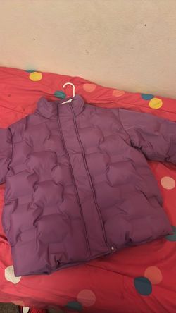 Purple winter coat