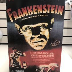 Universal Studios Monsters Frankenstein The Man Who Made A Monster 12” Poseable Figure