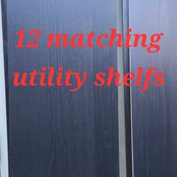 IKEA Black Floating Shelves