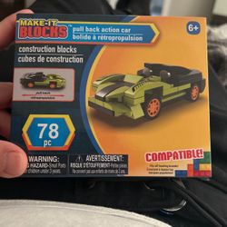 Make It Blocks Pull Back Car