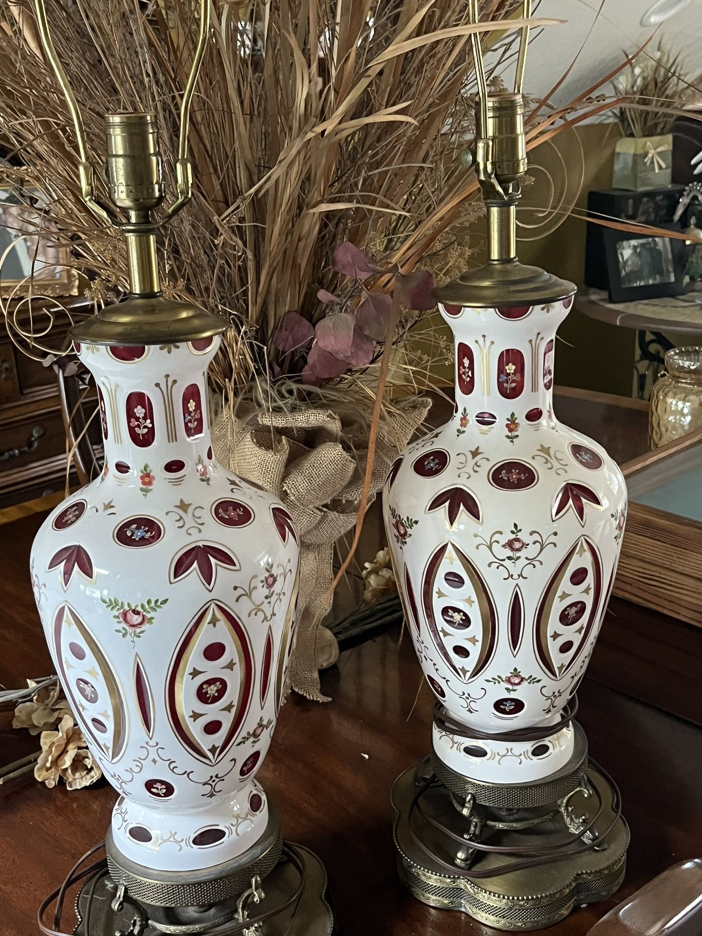 Antiques, Bohemian Lamps, 