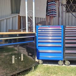 Tool Boxes, Us General, Blue, Black