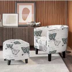 Chair With Ottoman 